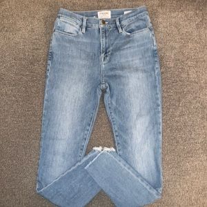 Frame Denim Light Blue Skinny Jeans